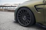 BMW M4 Coupe Matte Gold on Zito Wheels 2016 года